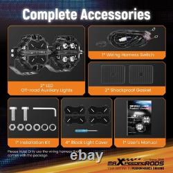 5 Inch LED Pod Lights Spot Beam RGB DRL IP68 For Off Road 4x4 ATV UTV 25440 Lm