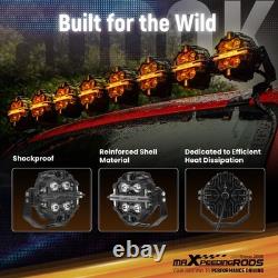 5 Inch LED Pod Lights Spot Beam RGB DRL IP68 For Off Road 4x4 ATV UTV 25440 Lm