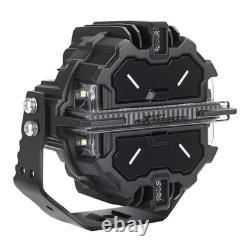 5 Inch LED Pod Lights Spot Beam RGB DRL IP68 For Off Road 4x4 ATV UTV 25440 Lm