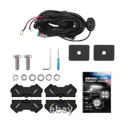 5 Inch LED Pod Lights Spot Beam RGB DRL IP68 For Off Road 4x4 ATV UTV 25440 Lm