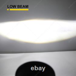 7-Inch LED Headlight White/Amber For Land Rover Defender 90 110 Off-Road Driving