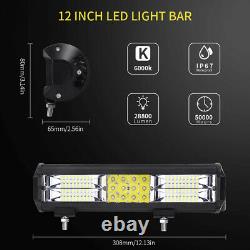 800W LED Work Light Bar Flood Spot Lights Driving Lamp Offroad Car Truck SUV
