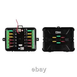 8 Gang RGB LED Switch Panel Relay System Box Kit For Car Off-road Marine ATV UTV