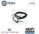 901285 Abs Wheel Speed Sensor Pair 1st Rear Meat & Doria 2pcs New Oe Replacement