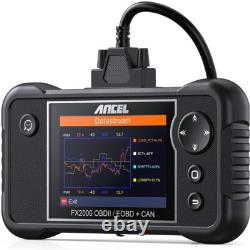 ANCEL Car Turn off MIL Gearbox ABS SRS OBD2 Scanner Diagnostic Tool Code Reader