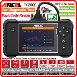 ANCEL Car Turn off MIL Gearbox ABS SRS OBD2 Scanner Diagnostic Tool Code Reader