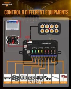 AUXBEAM AR-800 RGB 8 Gang Switch Panel LED Light Electronic Relay System ON/OFF