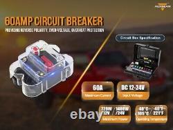 AUXBEAM RGB 8 Gang On/Off Panel Remote Control Switch LED Circuit System 12V-24V