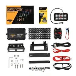 AUXBEAM RGB 8 Gang Switch Panel LED Relay System Off-road bluetooth APP Control