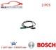 Abs Wheel Speed Sensor Pair Front Bosch 0 986 594 660 2pcs A New Oe Replacement