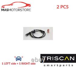 Abs Wheel Speed Sensor Pair Rear Triscan 8180 17403 2pcs A New Oe Replacement