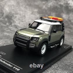 Almost Real 1/43 Land Rover Defender 110 off-road green alloy simulation model