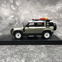 Almost Real 1/43 Land Rover Defender 110 off-road green alloy simulation model