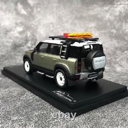 Almost Real 1/43 Land Rover Defender 110 off-road green alloy simulation model