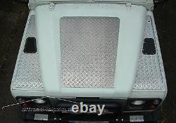 Alu Riffelblech Motorhaube Land Rover Defender, Td5, Tdi Motorhaubenblech duett