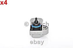 BOSCH Fuel Pressure Sensor 4x Fits FORD Kuga I LAND ROVER VOLVO 04-19 0261230238