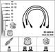 Black Ignition Cable Kit Ngk Fits Land Rover Discovery I Mg Mgb Gt 68-98 Etc8618