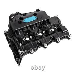 Black Left Plastic Cylinder Head Cover FEBI Fits CITROEN JAGUAR Xf 09-18 248. S2