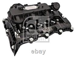Black Left Plastic Cylinder Head Cover FEBI Fits JAGUAR LAND ROVER 04-18 JDE3290