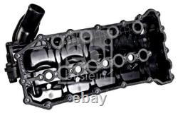 Black Left Plastic Cylinder Head Cover FEBI Fits LAND ROVER 02-18 LR005659