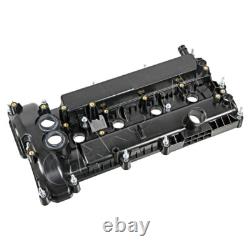 Black Plastic Cylinder Head Cover FEBI Fits FORD LAND ROVER VOLVO 10-19 1940995