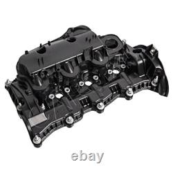 Black Right Plastic Cylinder Head Cover FEBI Fits CITROEN JAGUAR Xf 09-18 248. S1