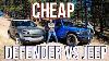 Cheap Jeep Vs Cheap Land Rover Defender Off Road Comparison One Of These Makes It Look Easy
