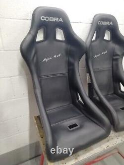 Cobra Aqua Seats 4x4 Bucket Kit Car Landrover Challenge Offroad