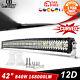 Curved 42inch Led Work Light Bar 1600w Spot Flood Driving Roof Lamp Offroad 4wd