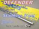 Defender 90 110 130 Stainless Steel Track Rod Bar Heavy Duty Steering Sumobars