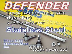 Defender Stainless Steel Track Rod Bar Heavy Duty + Track Rod Ends SUMOBARS Defender Stainless Steel Track Rod Bar Heavy Duty + Track Rod Ends SUMOBARS