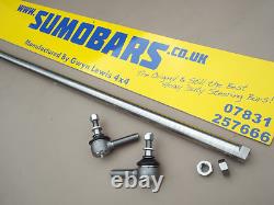 Defender Stainless Steel Track Rod Bar Heavy Duty + Track Rod Ends SUMOBARS Defender Stainless Steel Track Rod Bar Heavy Duty + Track Rod Ends SUMOBARS
