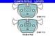 Disc Ceramic Brake Pad Set Rear Axle Ate Fits Bmw Land Rover X3 X5 Z4 Sfp000120