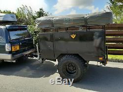 Expedition Sankey Land Rover Trailer Overland Off Road Camping + Roof Top Tent