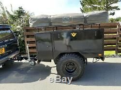 Expedition Sankey Land Rover Trailer Overland Off Road Camping + Roof Top Tent