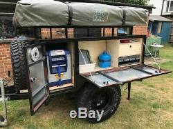 Expedition Sankey Land Rover Trailer Overland Off Road Camping + Roof Top Tent