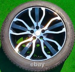 Factory Range Rover Wheels New Tires Genuine OEM Black Diamond Turned 5007 Set 4