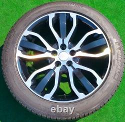 Factory Range Rover Wheels New Tires Genuine OEM Black Diamond Turned 5007 Set 4