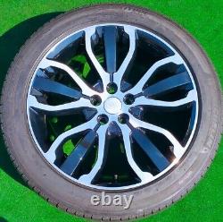 Factory Range Rover Wheels New Tires Genuine OEM Black Diamond Turned 5007 Set 4