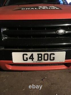G4 BOG Private Number Plate G4 Challenge Land Rover Off Road 4x4 Range Rover 4WD