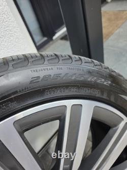 GENUINE 22 Style 1073 Diamond Turned Reaper Dark Grey Contrast RANGE ROVER