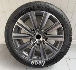 Genuine 22 Range Rover Style 1073 Reaper Alloy Wheel Diamond Turned Dark Grey