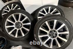 Genuine Land Rover Vogue Autobiography Wheels And Tyres 21 Diamond Turned X4
