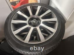 Genuine Land Rover Vogue Autobiography Wheels And Tyres 21 Diamond Turned X4