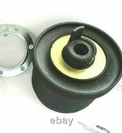 Genuine Momo Competition 350mm steering wheel with hub kit for BMW E21, E24, E28