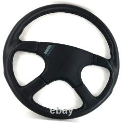 Genuine Momo M40 Hella, 400mm black leather steering wheel. 1986. SUPERB! 18A