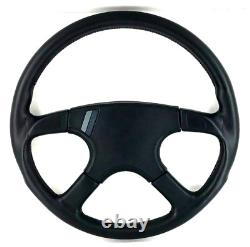 Genuine Momo M40 Hella, 400mm black leather steering wheel. 1986. SUPERB! 18A