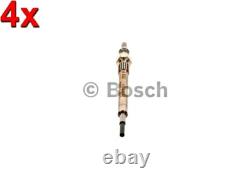 Glow Plugs 4x BOSCH Fits CITROEN C5 III LAND ROVER PEUGEOT 407 09-22 0250603004