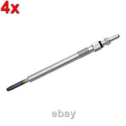Glow Plugs 4x BOSCH Fits CITROEN FORD JAGUAR LAND ROVER PEUGEOT 01-18 0250203004