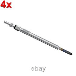 Glow Plugs 4x BOSCH Fits CITROEN FORD JAGUAR LAND ROVER PEUGEOT 01-18 0250203004